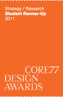 core77 design award student runner up strategy/research 2011